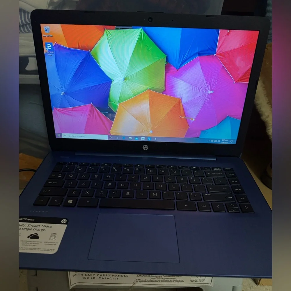HP Vibrant Blue Laptop